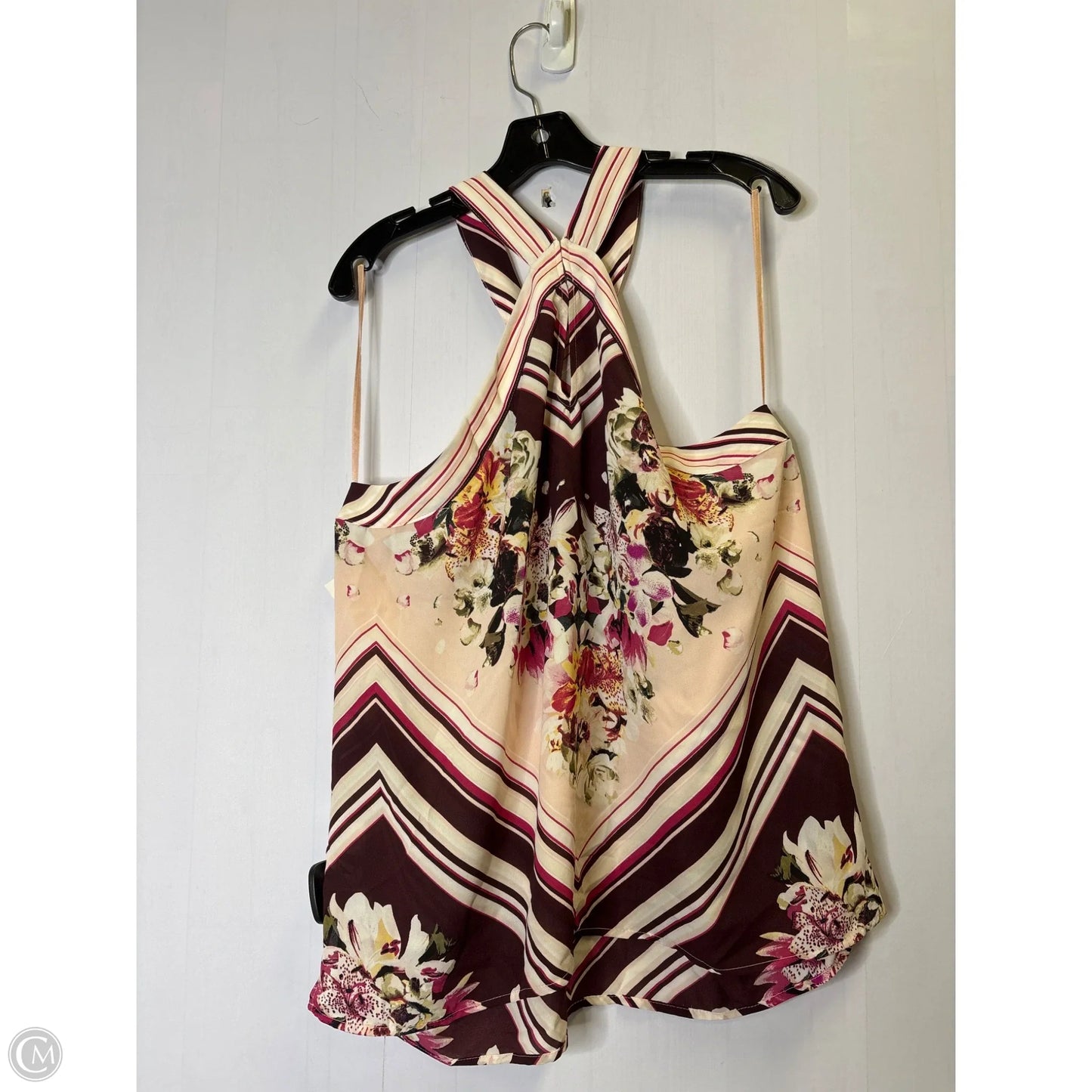 Blouse Sleeveless By New York And Co In Pink, Size: Xl