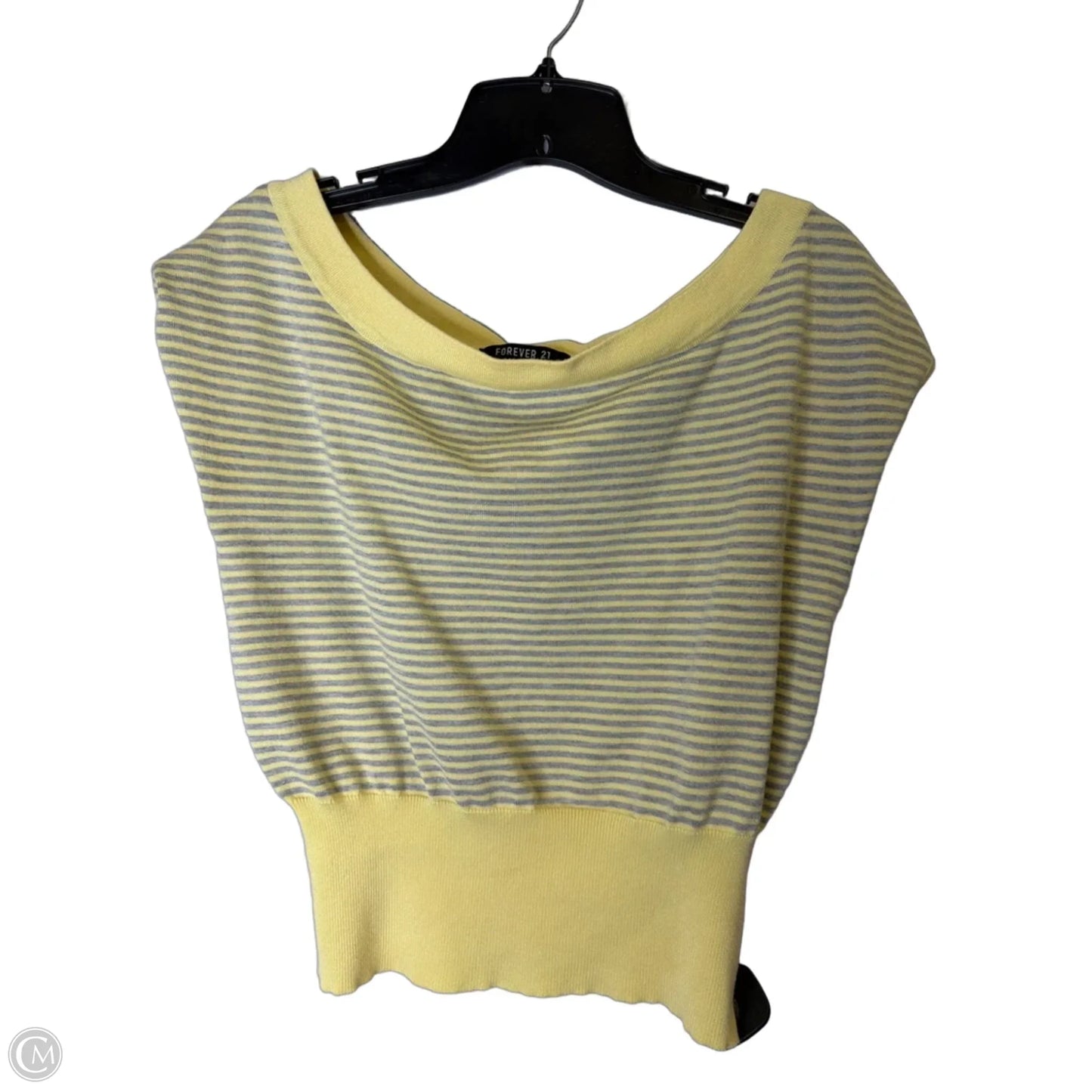 Top Sleeveless Basic By Forever 21 In Yellow, Size: M