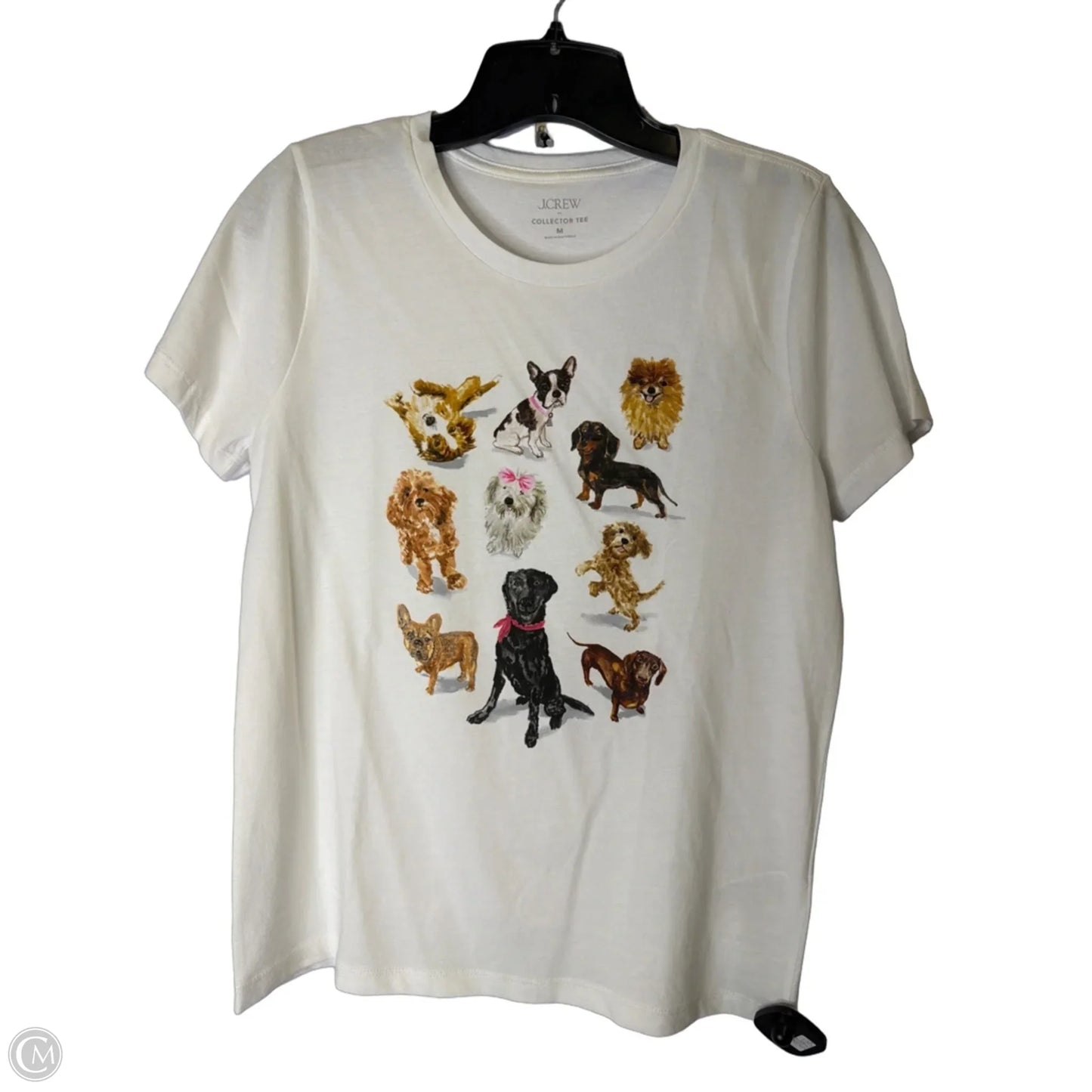 Top Short Sleeve Basic By J. Crew In White, Size: M