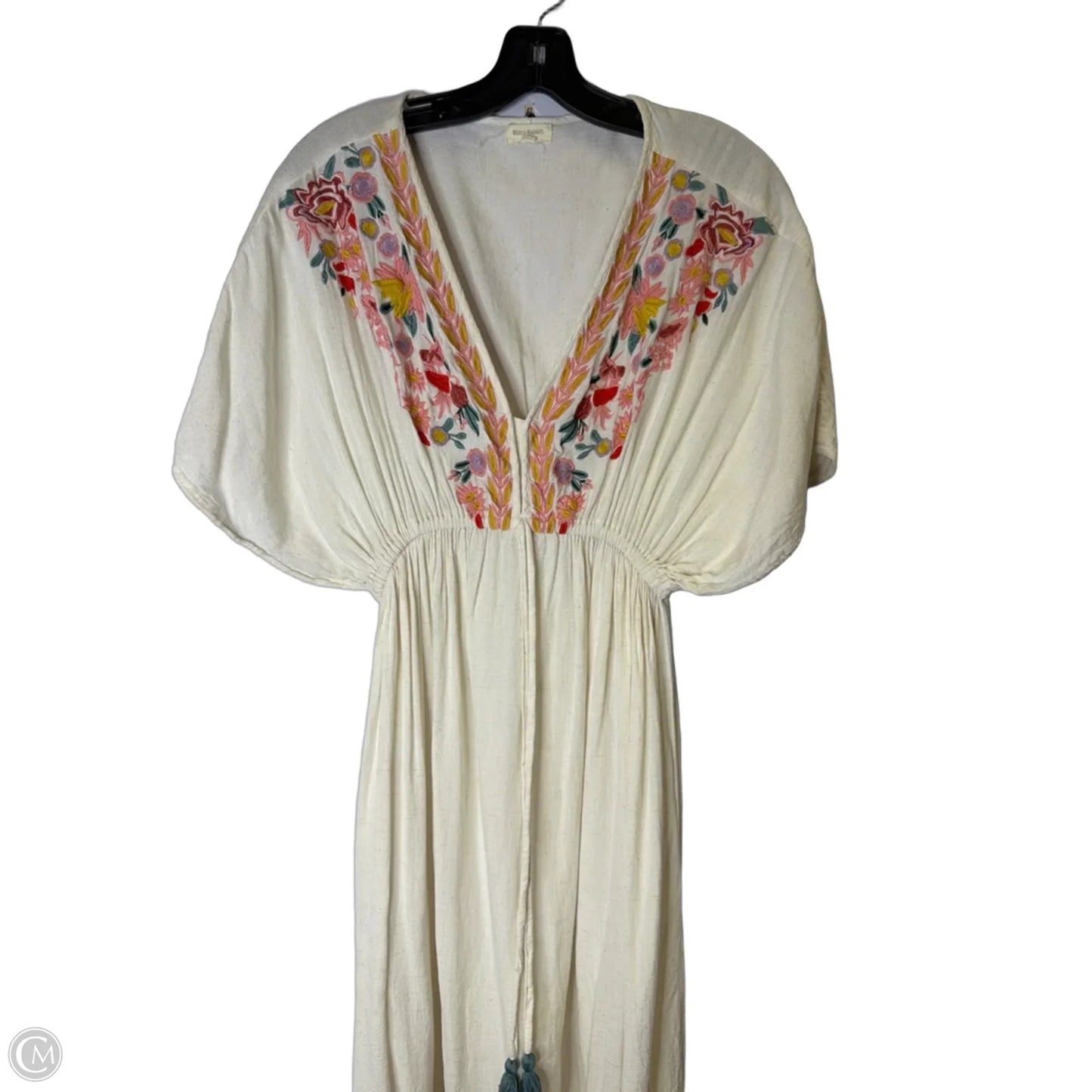 Dress Casual Maxi By World Market In Cream, Size: S