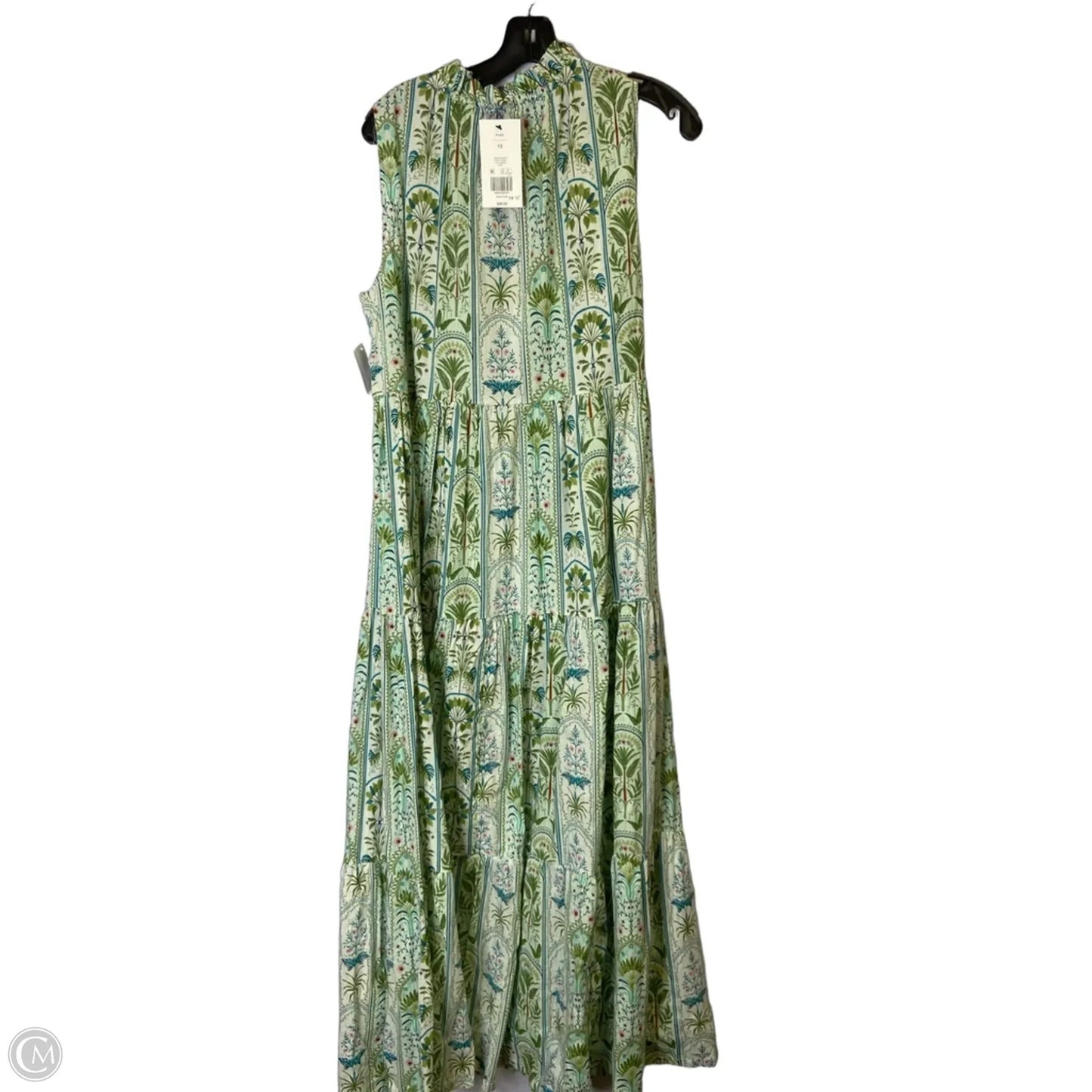Dress Casual Maxi By Crown And Ivy In Tropical Print, Size: 1x