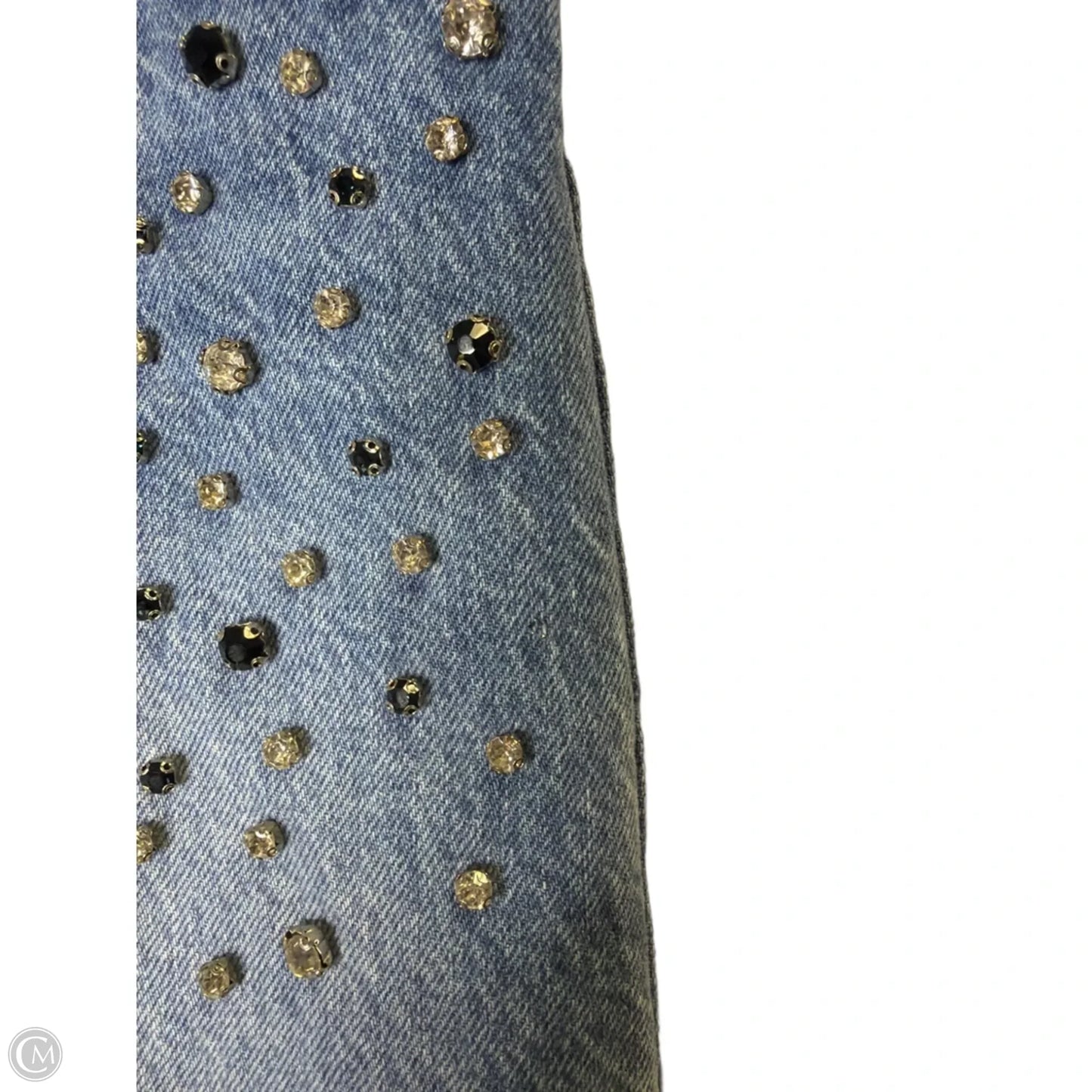 Jeans Straight By Zara In Blue Denim, Size: 4