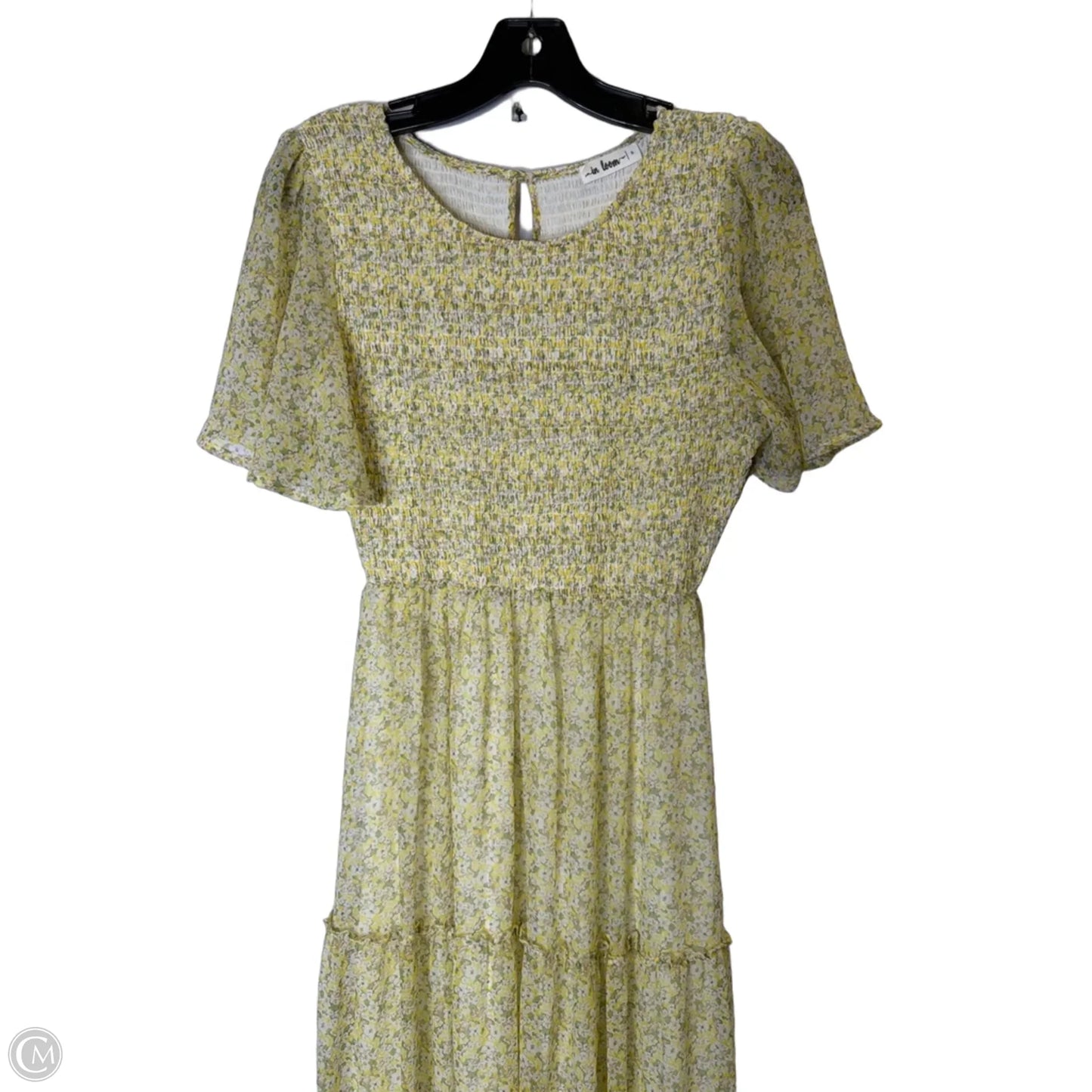 Dress Casual Maxi By In Loom In Yellow, Size: S