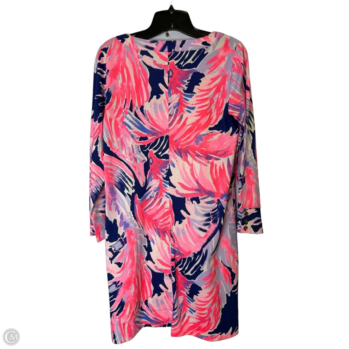 Dress Casual Short By Cmb In Blue & Pink, Size: M