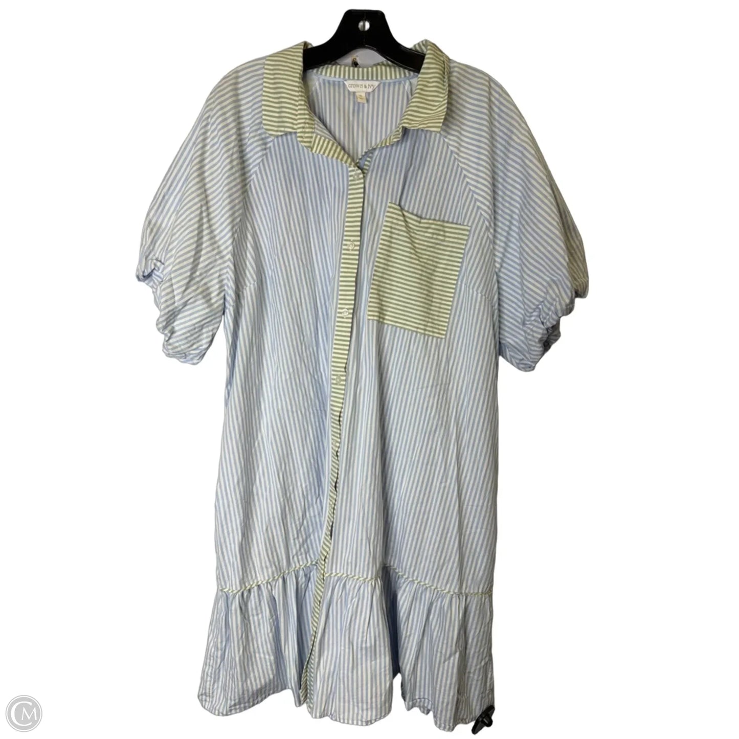 Dress Casual Short By Crown And Ivy In Blue, Size: Xl