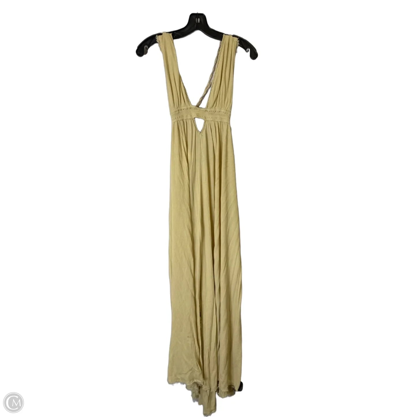 Dress Casual Maxi By Free People In Yellow, Size: S