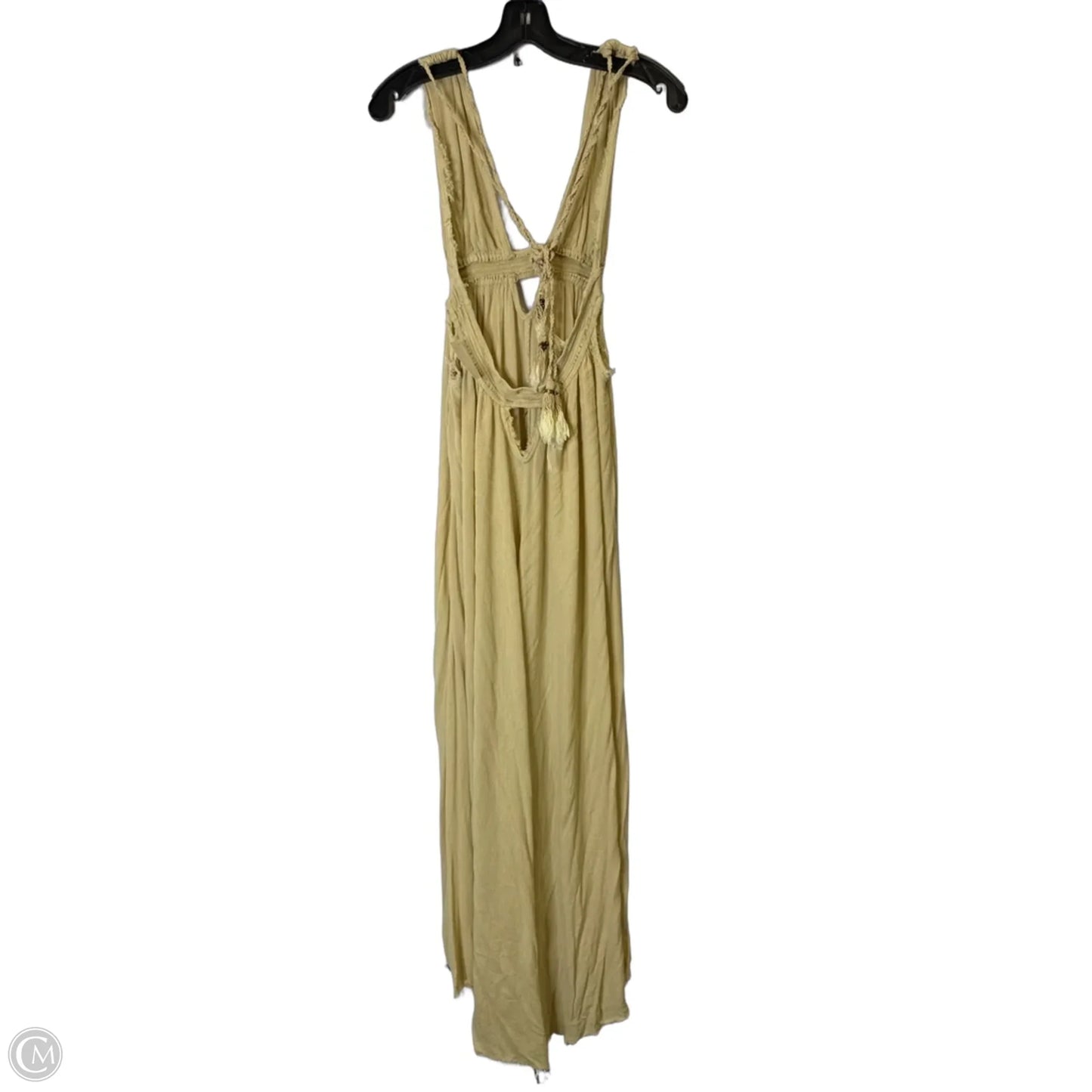 Dress Casual Maxi By Free People In Yellow, Size: S