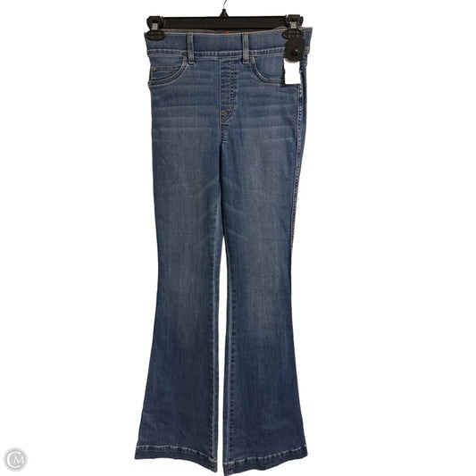 Jeans Flared By Spanx In Blue Denim, Size: S