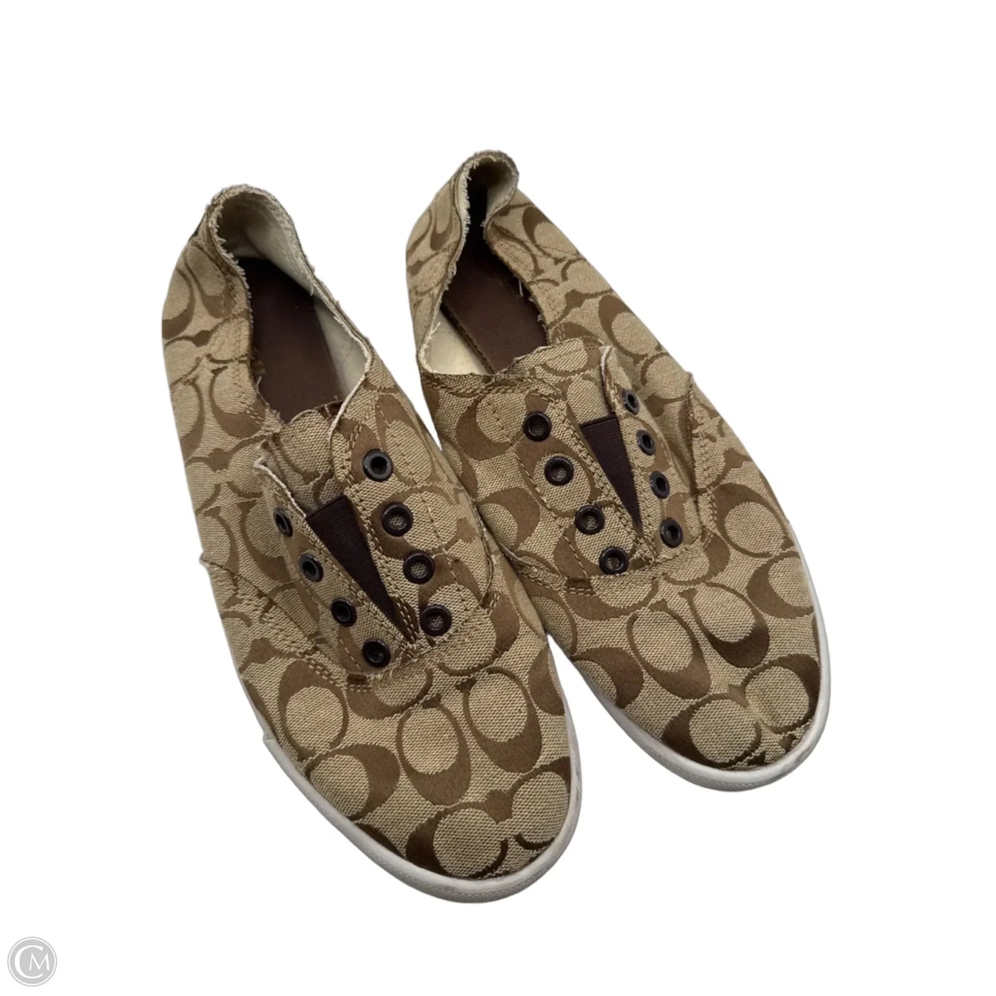 Shoes Designer By Coach In Tan, Size: 11