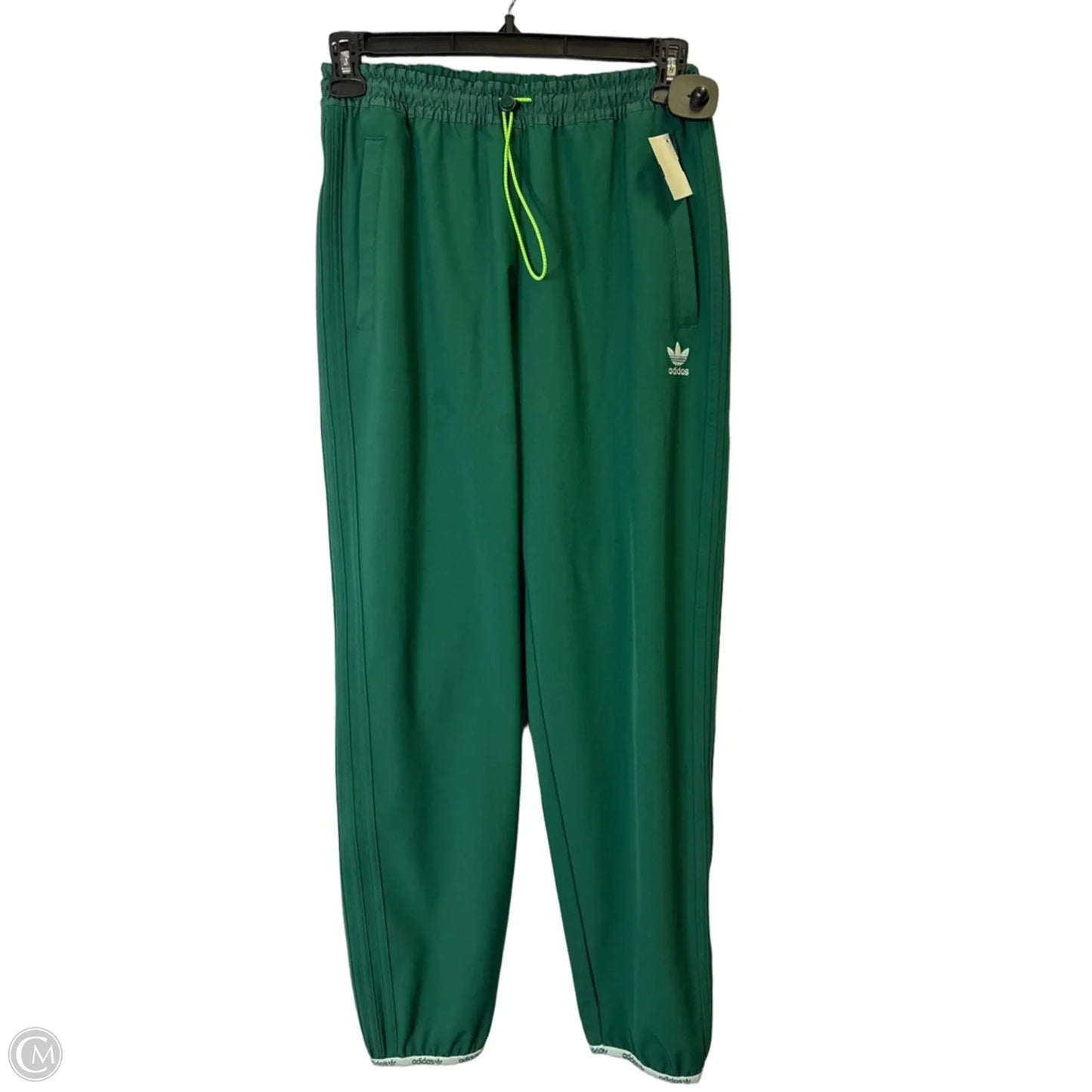 Athletic Pants By Adidas In Green, Size: L