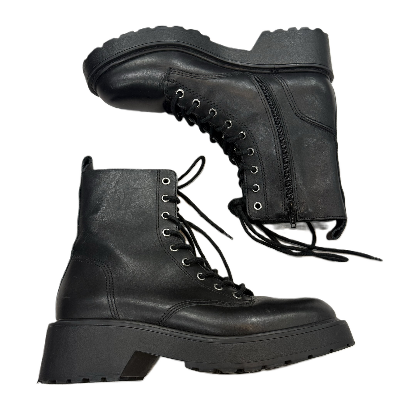 Boots Combat By Steve Madden In Black, Size: 9