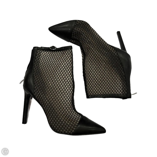 Boots Ankle Heels By Nine West In Black, Size: 8