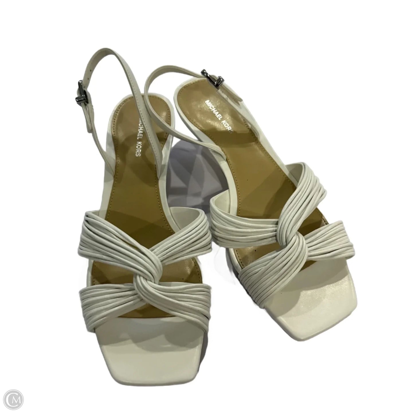 Shoes Heels Kitten By Cmc In White, Size: 7.5