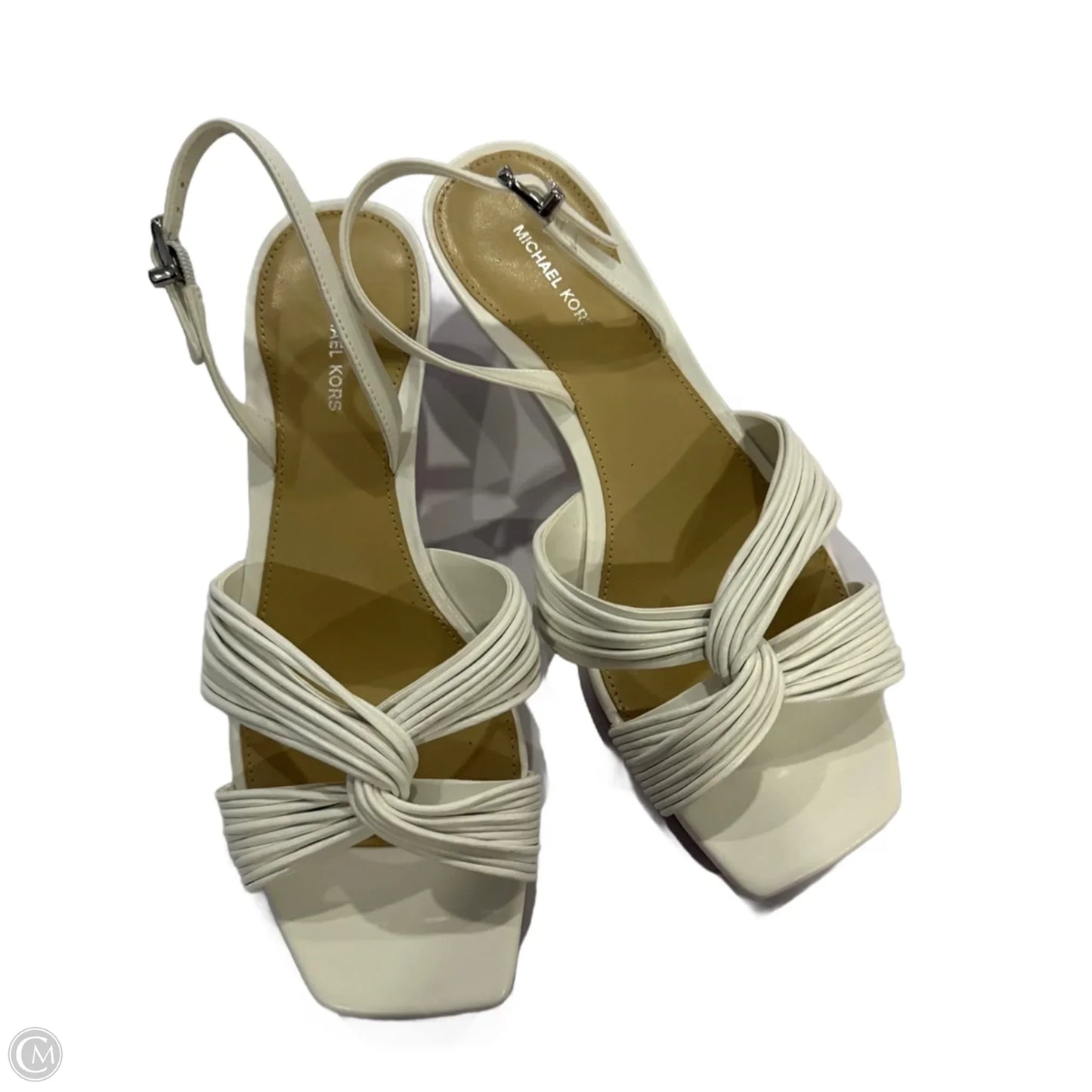 Shoes Heels Kitten By Cmc In White, Size: 7.5