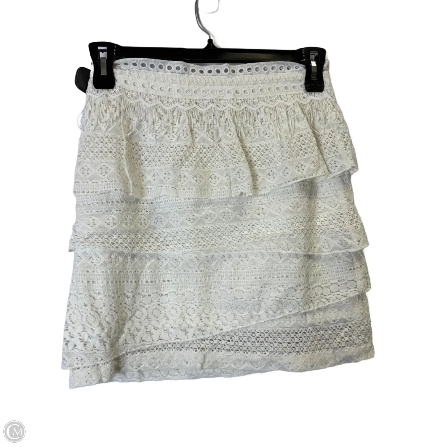 Skirt Mini & Short By Hd In Paris In White, Size: Xs