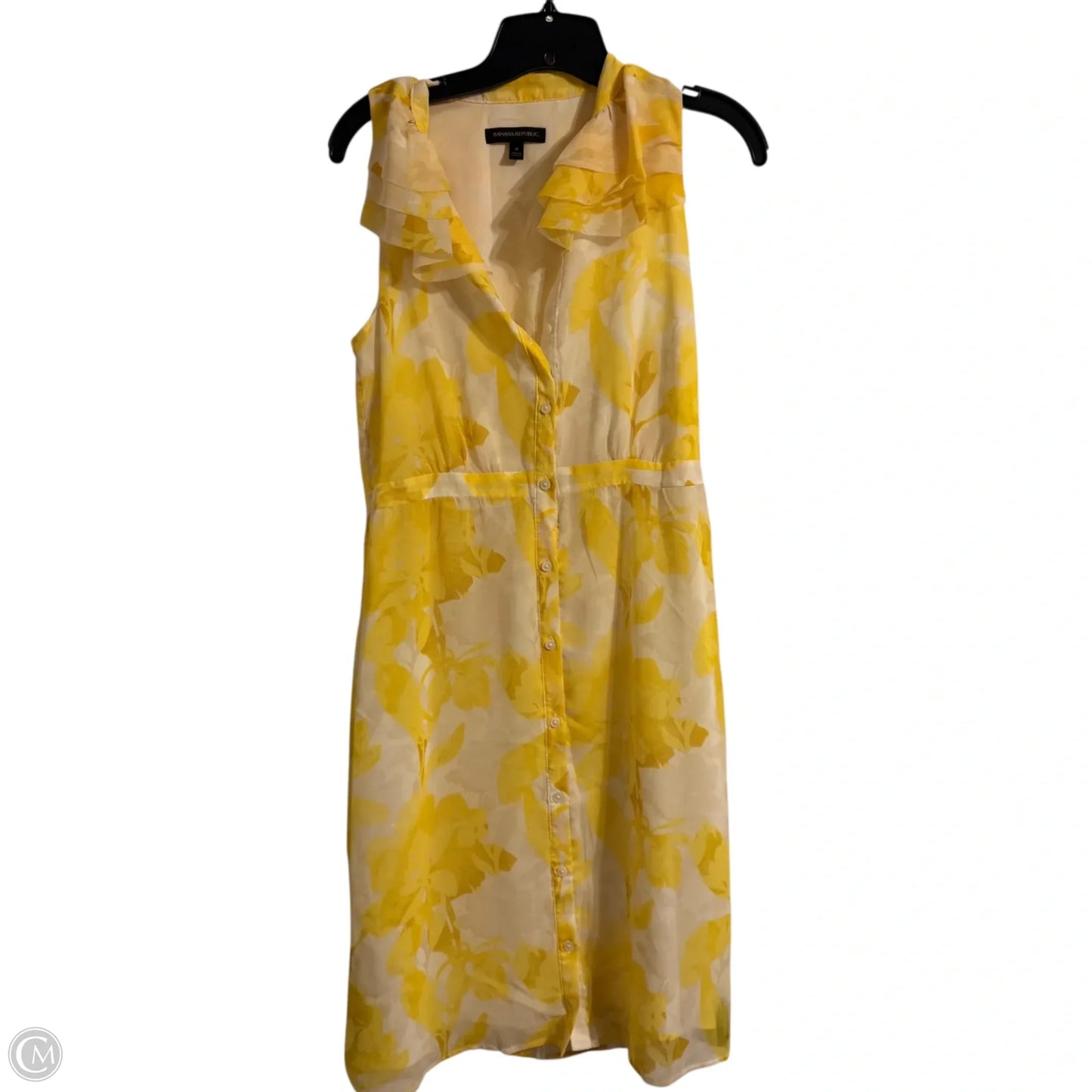 Dress Casual Short By Banana Republic In Yellow, Size: 4