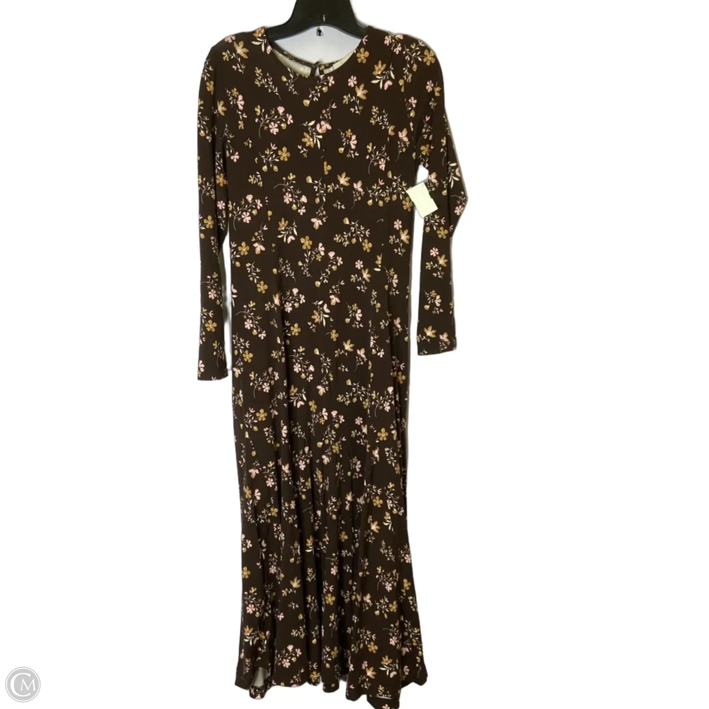 Dress Casual Midi By Loft In Brown, Size: S