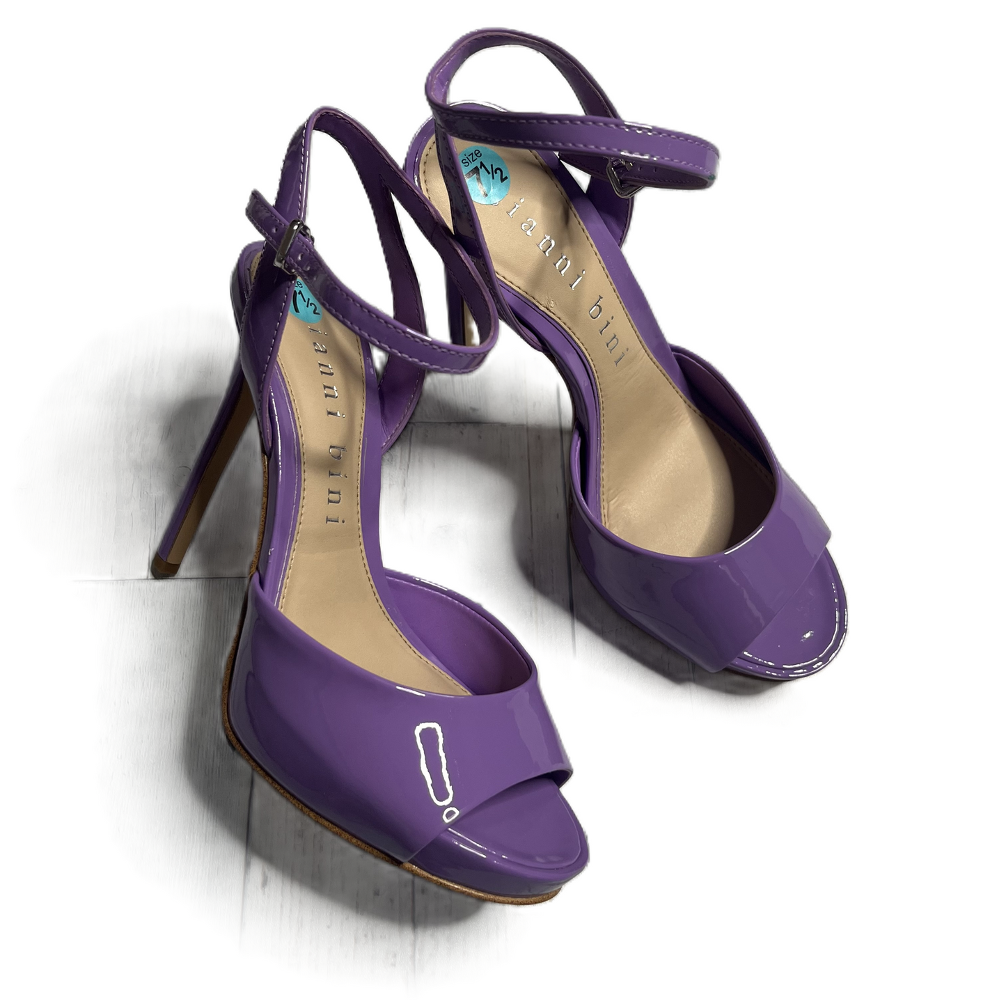 Shoes Heels Stiletto By Gianni Bini In Purple, Size: 7.5