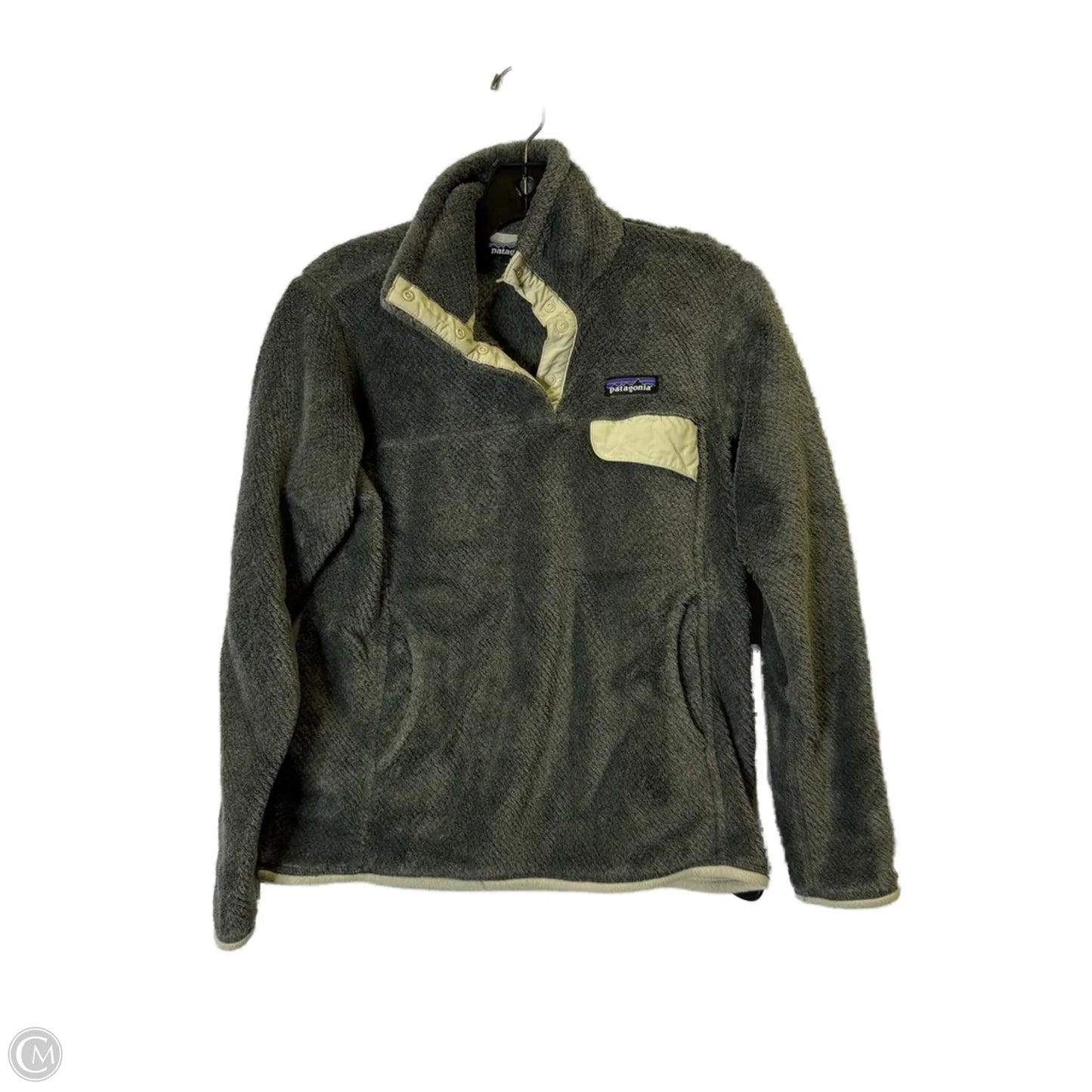 Jacket Fleece By Patagonia In Grey, Size: S