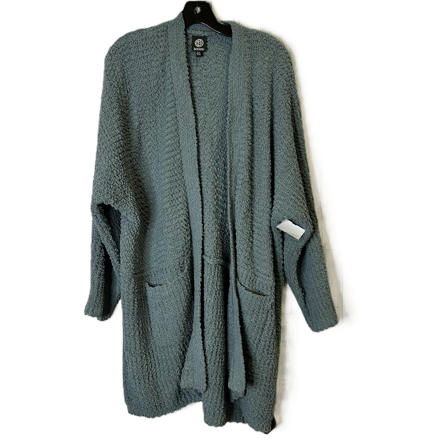 Cardigan By Bobeau In Blue, Size: 2x