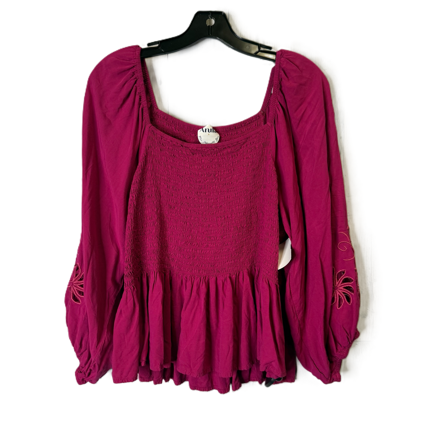 Top Long Sleeve By Arula for Altard State In Pink, Size: 1x