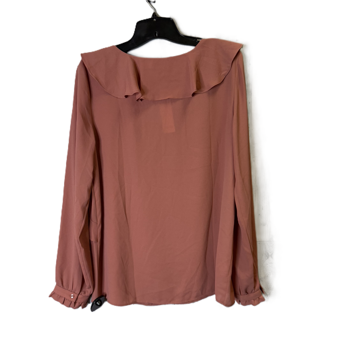 Top Long Sleeve By Loft In Pink, Size: M