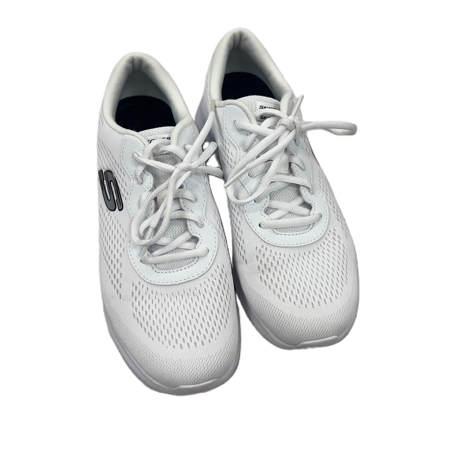 Shoes Athletic By Skechers In White, Size: 8