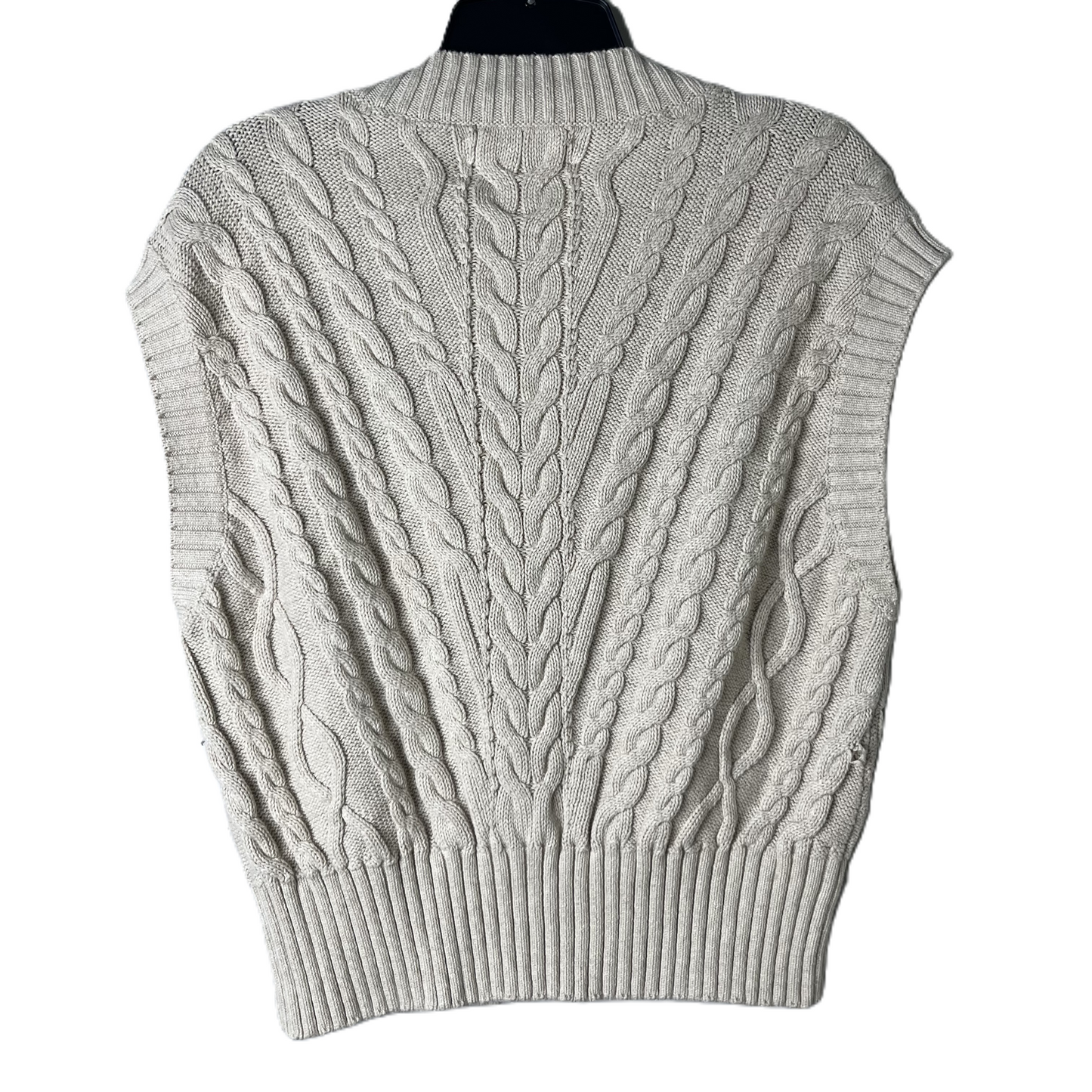 Vest Sweater By Loft In Cream, Size: S