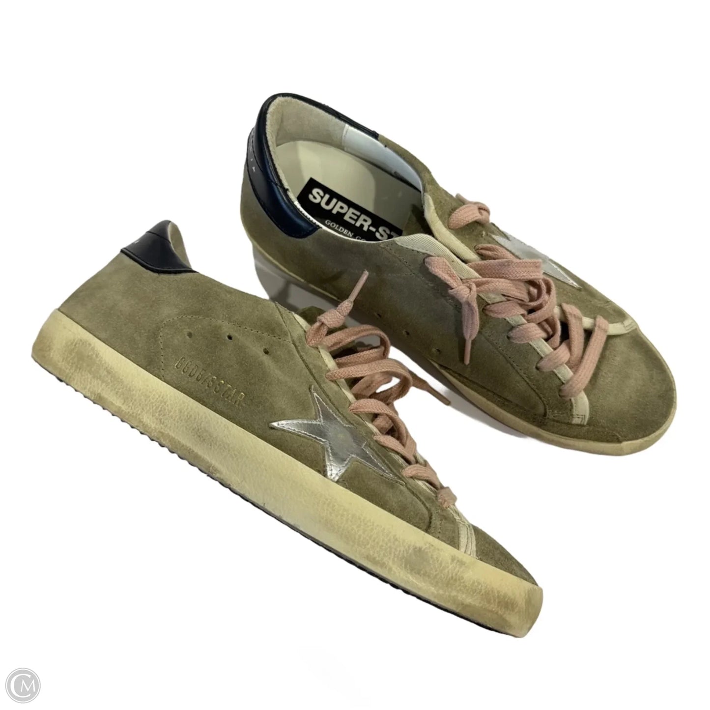 Shoes Luxury Designer By Golden Goose In Taupe, Size: 8.5