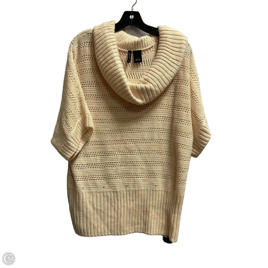 Sweater Short Sleeve By New Directions In Pink, Size: L