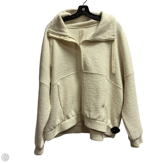 Sweatshirt Collar By Calia In White, Size: Xl