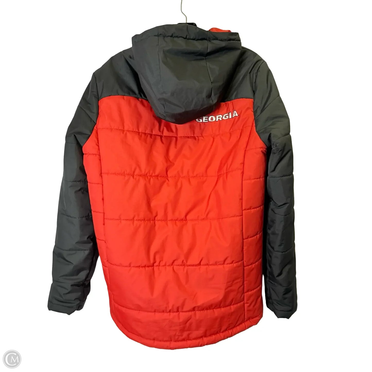 Coat Puffer & Quilted By Clothes Mentor In Black & Red, Size: S