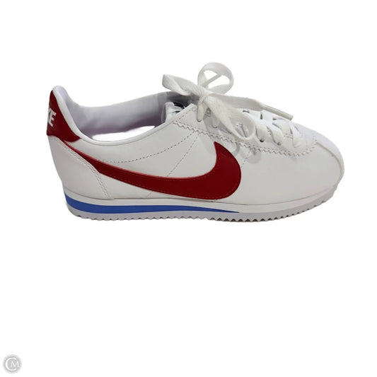 Shoes Sneakers By Nike In Red & White, Size: 5.5