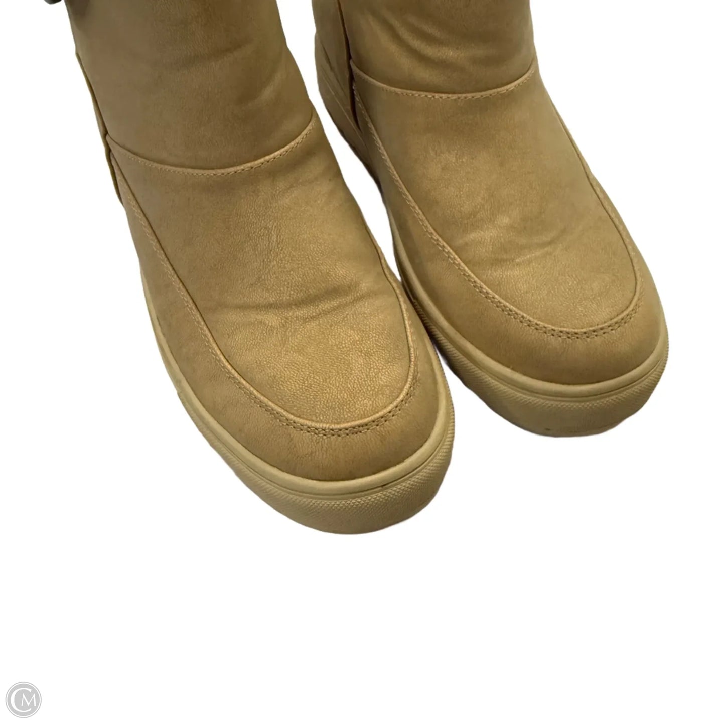 Boots Ankle Heels By Yellow Box In Beige, Size: 9