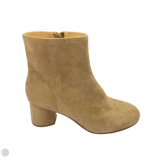 Boots Ankle Heels By Joie In Beige, Size: 9.5