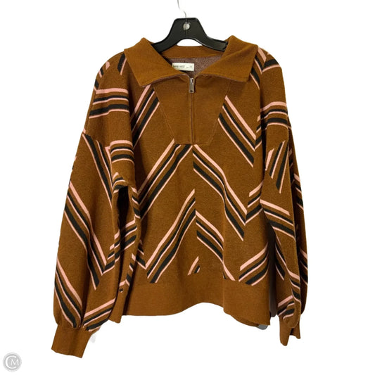 Sweater By Nine West In Brown, Size: Xxl