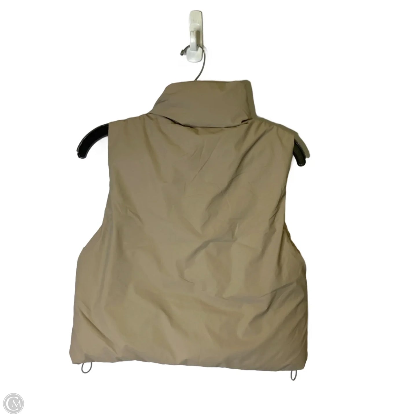 Vest Puffer & Quilted By Love Tree In Beige, Size: S