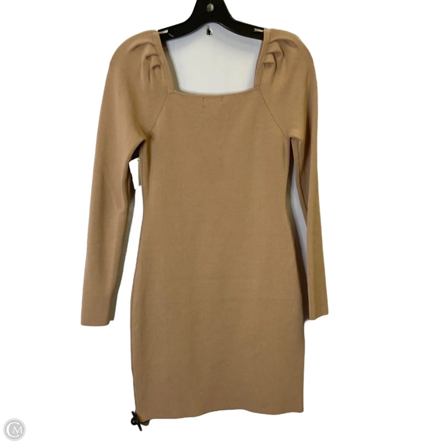 Dress Casual Short By Express In Beige, Size: S