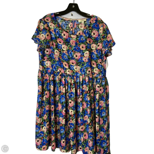 Dress Casual Short By Umgee In Blue, Size: Xl