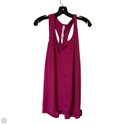 Athletic Tank Top By Lululemon In Pink, Size: 20
