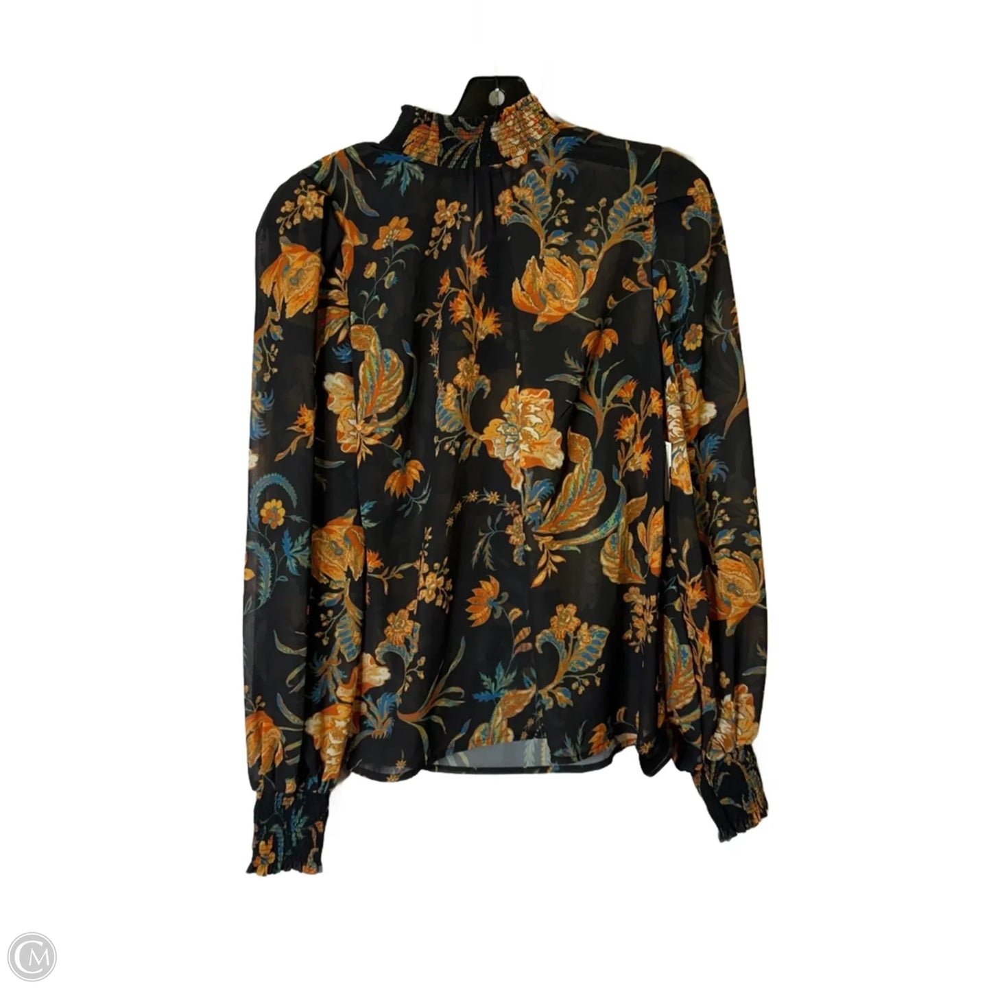 Top Long Sleeve By Flying Tomato In Black, Size: M