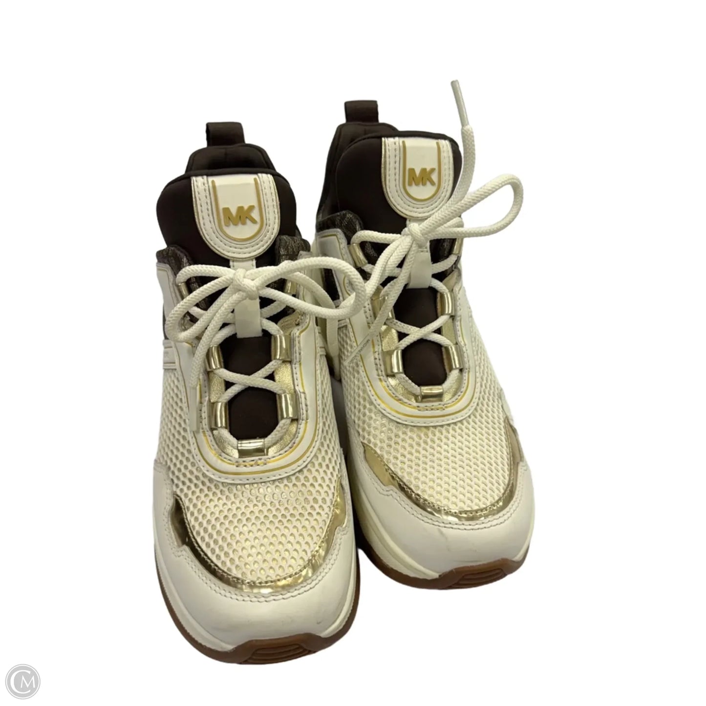 Shoes Sneakers Platform By Cmb In Cream & White, Size: 8.5