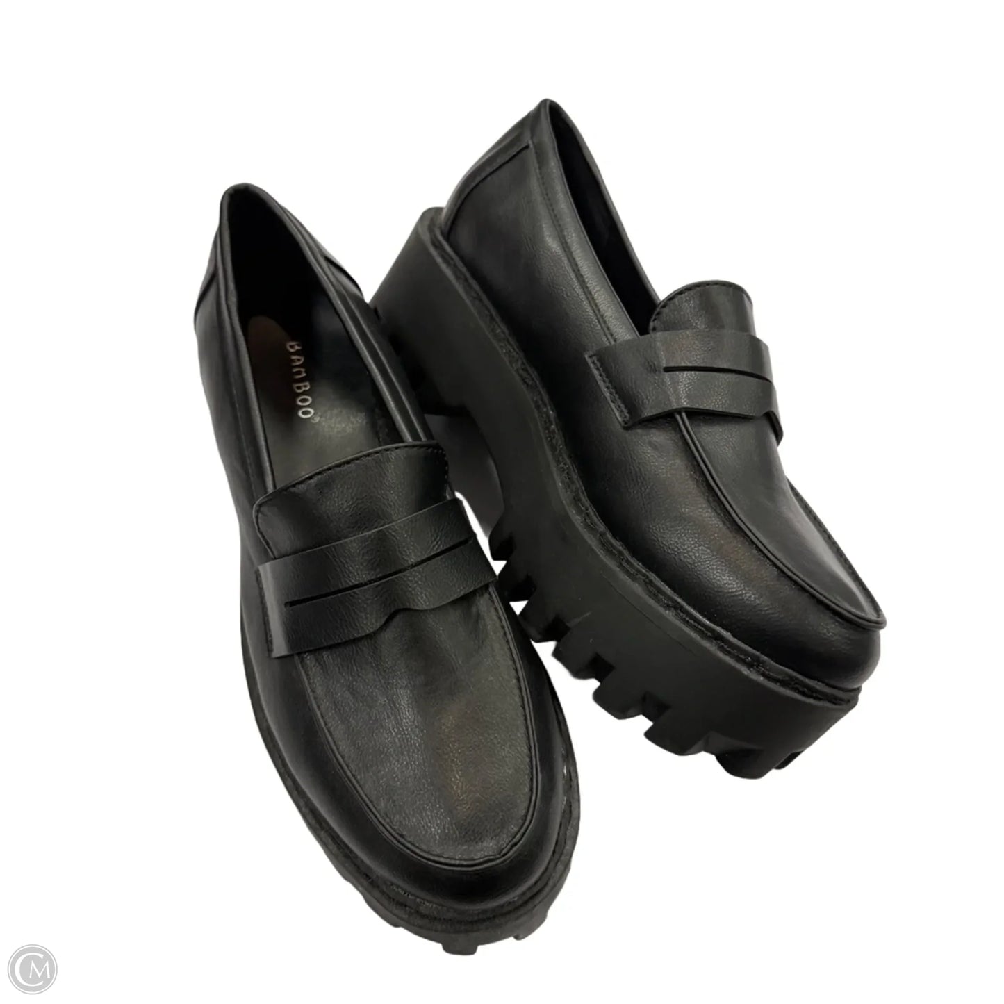 Shoes Heels Platform By Bamboo In Black, Size: 9