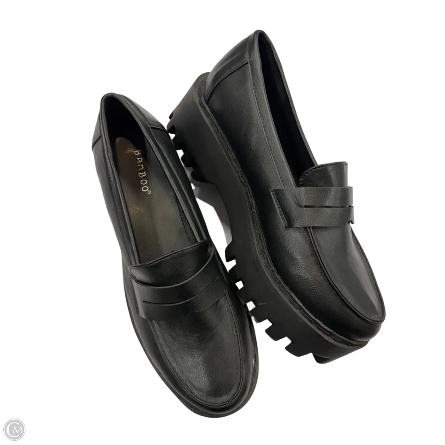 Shoes Heels Platform By Bamboo In Black, Size: 9
