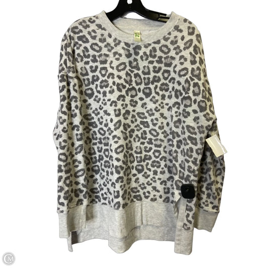 Sweatshirt Crewneck By Clothes Mentor In Animal Print, Size: Xl