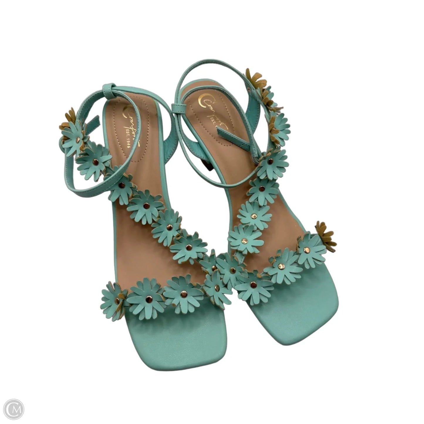 Sandals Heels Stiletto By Clothes Mentor In Blue, Size: 10
