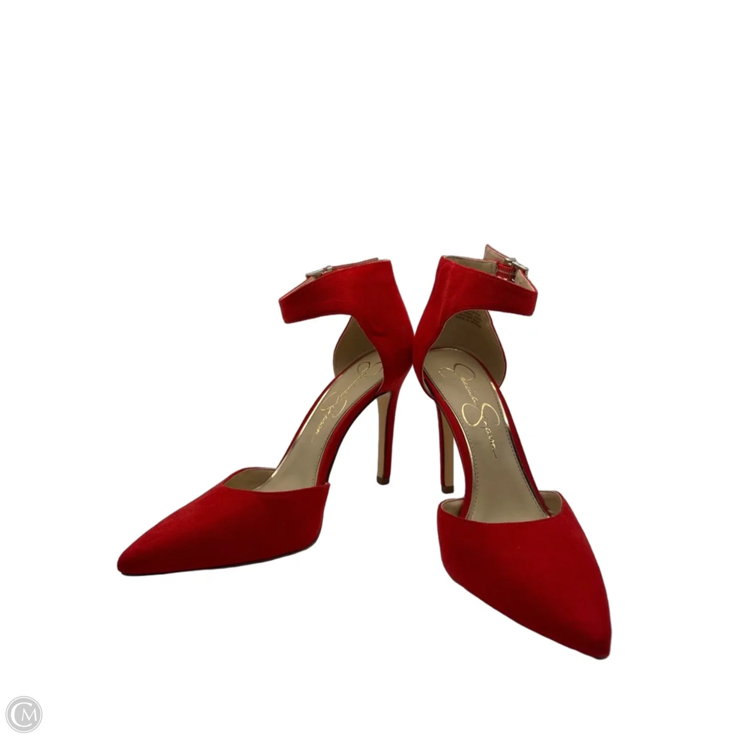 Shoes Heels Stiletto By Jessica Simpson In Red, Size: 8