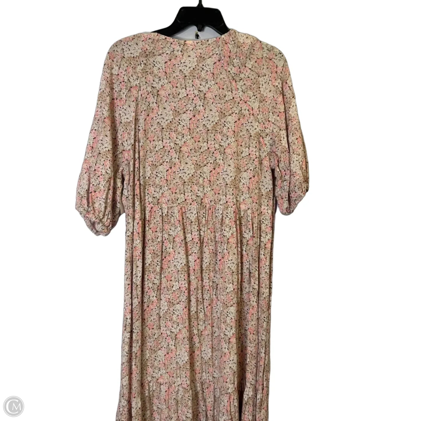 Dress Casual Midi By H&m In Pink, Size: M