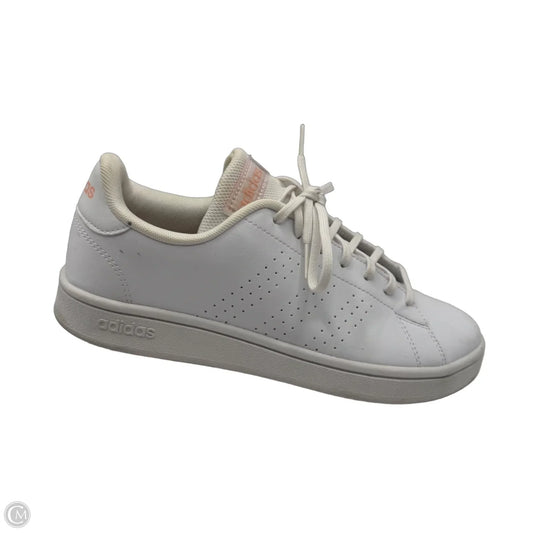 Shoes Athletic By Adidas In White, Size: 8