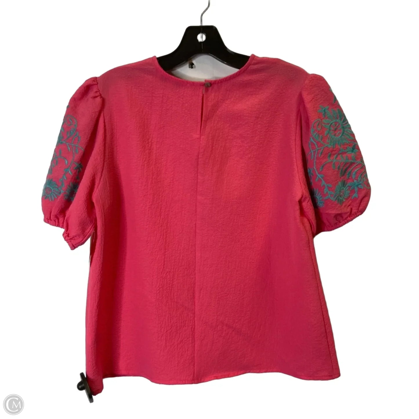 Top Short Sleeve By She + Sky In Pink, Size: S